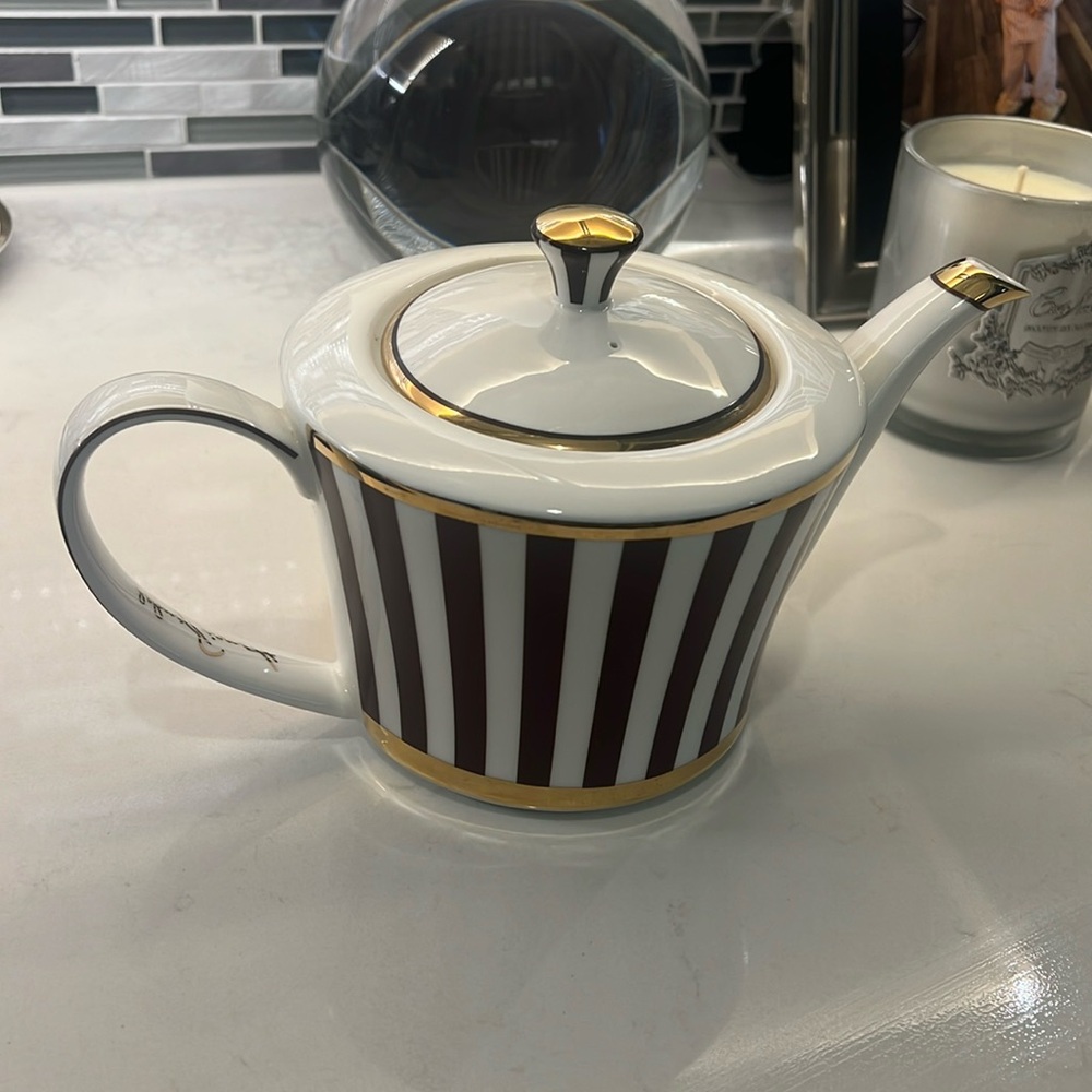 Henri Bendel Bone China Teapot